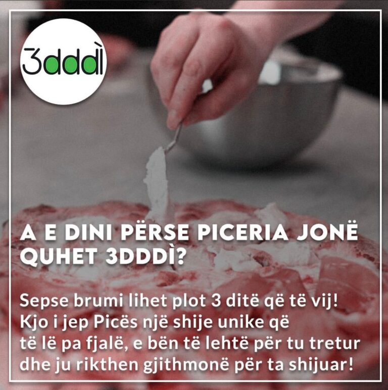 Arsyeja perse piceria jone quhet 3DDDI
